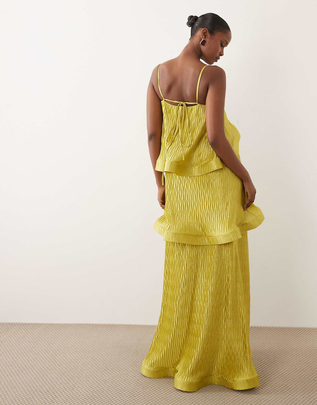 Velora Alessia Lime Maxi Dress